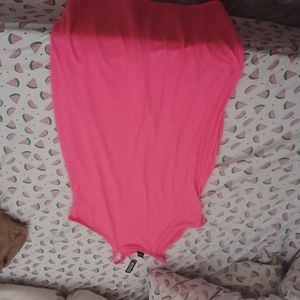 Rainbows dress pink size xl